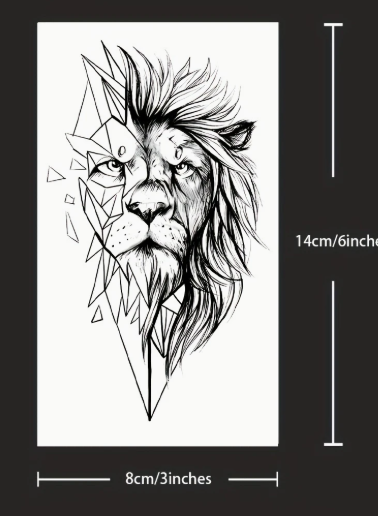 Semi-Permanent, Imperméable, Motifs Lion