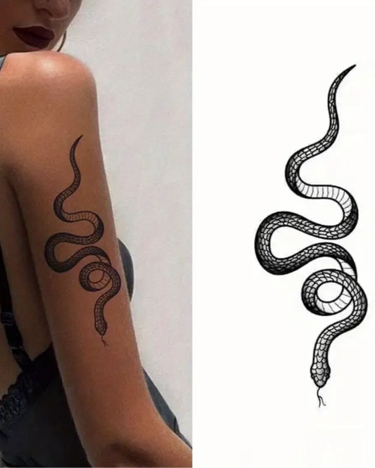 Tatouage Temporaire Design  Serpent