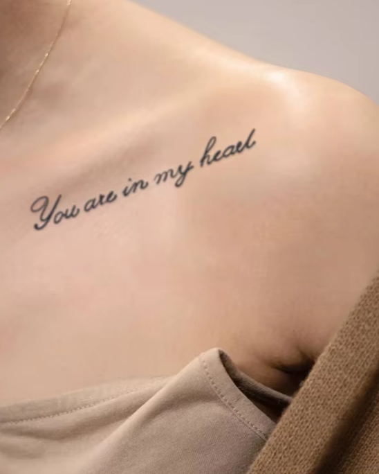 Motif de phrase, durable 1-2 semaines imperméable ,tatouage temporaire,éalistes pour les bras
