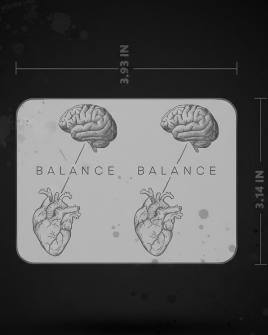 Brain vs. Heart semi-permanent pour les bras